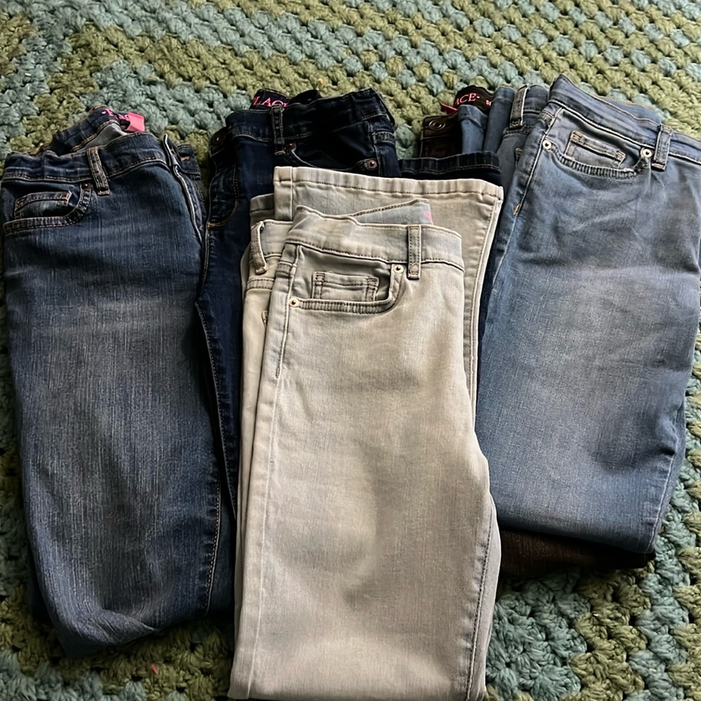 Girls jeans from children’s place and & Jade size 12 in great condition.